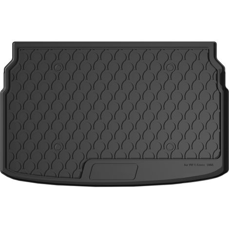 Vasca baule su misura in gomma sintetica - compatibile per  Volkswagen T-Cross (04/19) baule basso