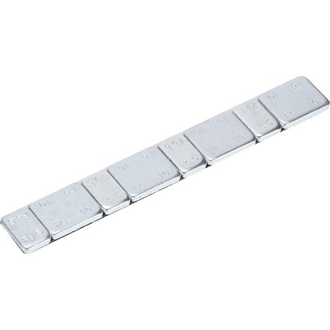 5 g + 10 g x 25 Streifen 60 g 2,12 oz Klebe-Radnaben-Auswuchtblöcke zum Aufkleben auf Autoreifen (ohne Schaufel) (1/5)