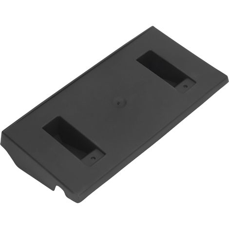 Support de plaque d'immatriculation avant antichoc noir 670025268 pour Maserati Ghibli M157 (2014-2017) (1/5)