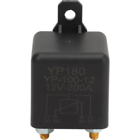Relais démarreur 12V 200A, pour camion, bateau, voiture, fourgon, accessoire automobile pratique, installation facile et rapide (1/5)