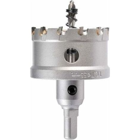 FENOPLASTICA55mm coupeur de trou de dents en carbure de tungstène, TCT Foret de scie trépan pour acier inoxydable, feuille, métal (55mm) (1/5)