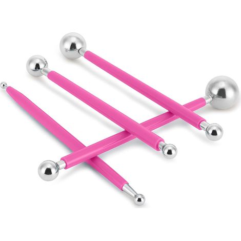 Kit De Décoration De Gâteaux - 4 Embouts En Acier Inoxydable Pour Piping - Pour Création De Fleurs Sucrées Et Ganaches - Lot De 4 (1/5)