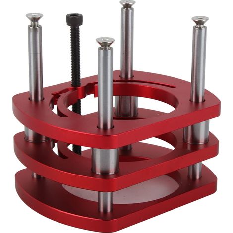 Table élévatrice pour défonceuse en alliage d'aluminium, plaque d'insertion pour table de toupie, système de levage, kit de base pour petites machines de surfaçage (1/5)