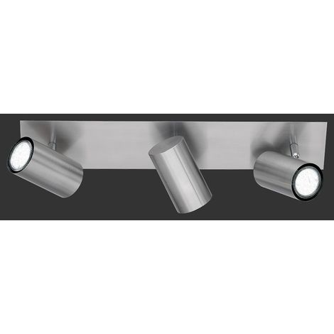 Plafón 3 Spot Orientable Focos Marley Níquel Trio Iluminación