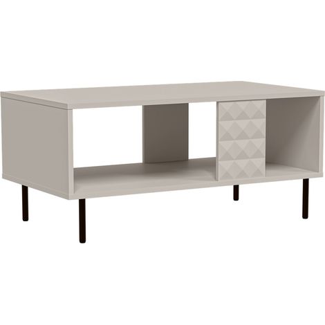 Table basse Tempus , 43x50x92cm, Diamètre: 0, Stratifié, Angulaire (1/3)