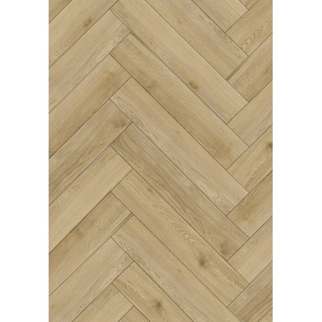 Mexen Charter Oak Vinylpaneele Fischgrät 570 x 95 mm LVT Dryback 2,5 mm, PVC-Unterlage, 4 V-Fuge, Eiche - F1469-0570-095-255-4V