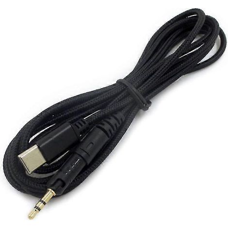 Câble audio auxiliaire mâle USB-C vers jack 2,5 mm pour ATH-M40X, M50X, M60X et M70X