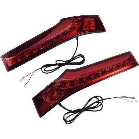 Para Honda Jazz Fit 2014-2017, luz trasera LED DRL, faro antiniebla, luces de freno e intermitentes.