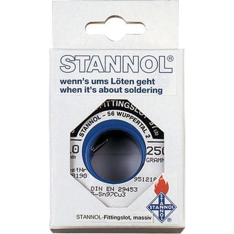 Stannol étain pour soudure raccords eau potable ø 100 g (1/2)
