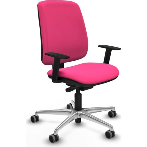 Sedia piqueras y crespo Alares pelle sintetica rosa comfort (1/2)