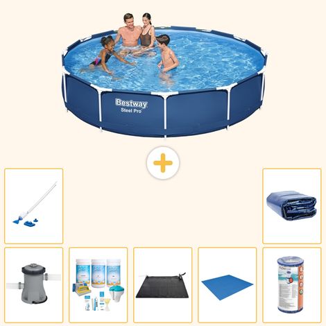 Bestway Bestway Steel Pro Ronde - 366x76 cm - 8-pièces  S21601 (1/5)