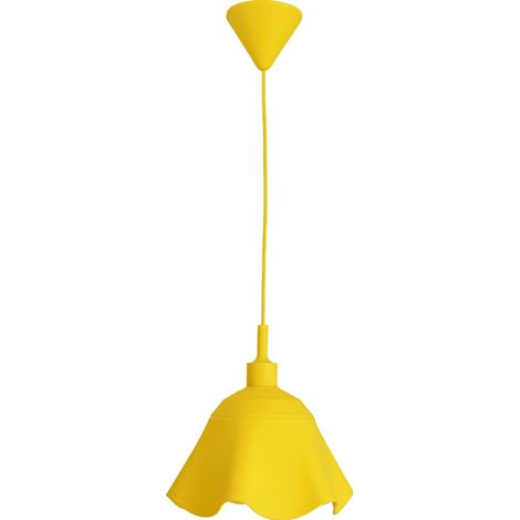 Naeve LEYA Plafonnier suspendu LeyaDome jaune 1xE27 (1/5)