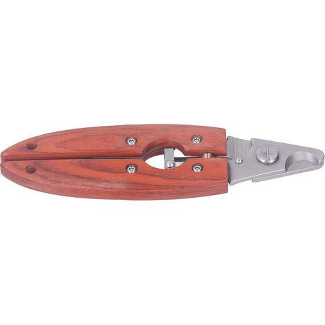 Coupe-griffes pour animaux avec manche en bois et acier inoxydable, coupe-griffes pour chiens et chats, coupe-griffes rapide et sûr pour la maison et les voyages (1/5)