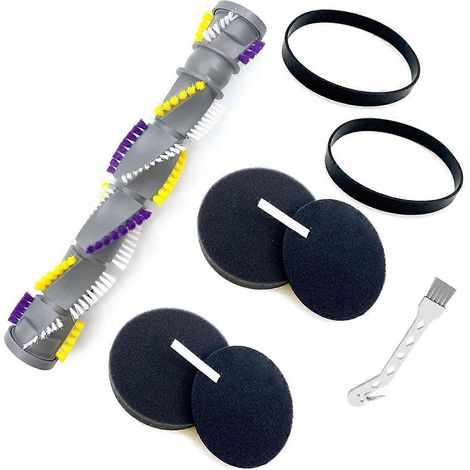 Pour Bissell Cleanview Swivel Pet, 1 rouleau de brosse, 2 courroies, 2 filtres (1/5)