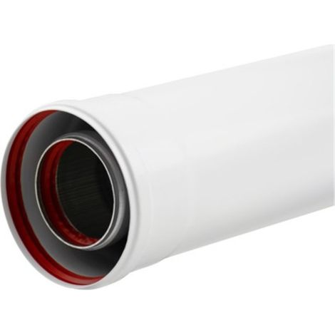 Tubo coaxial macho hembra - 60-100 500mm, DISMOL