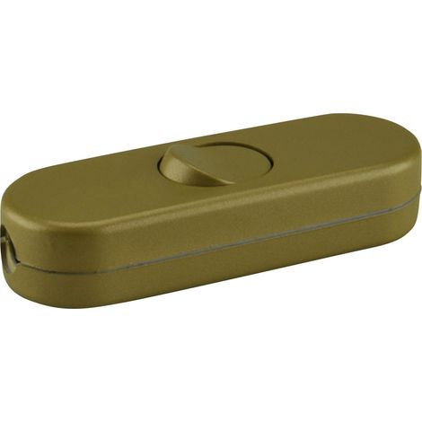 Schnur-Zwischenschalter 1p 250V 3A gold Schnurschalter (1/2)