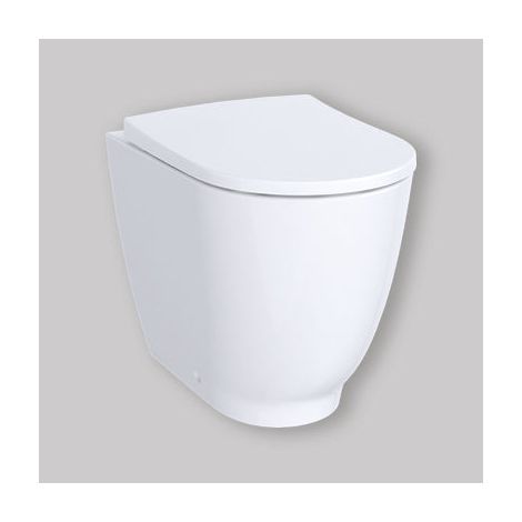 Geberit Acanto WC a Pavimento con fissaggio nascosto Rimfree Bianco 500.824.00.1 (1/5)