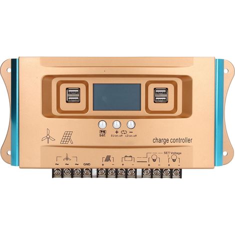 40A 480W MPPT-Solarladeregler mit Überlastschutz für 12V-60V Wohnmobile