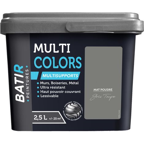 Batir Mehrfarbenfarbe Mehrzweckmatte Pudrig 2,5l - Batir