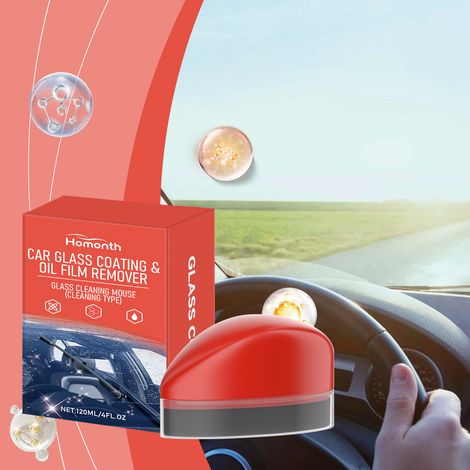 Autoglas-Beschichtungs- und Ölfilmentferner, Scheibenreiniger, kraftvoller Ölfilm- und Fleckenentferner – 120 ml -- DTEKGAZ (1/5)