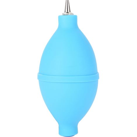 Souffleur à air pour poussière en caoutchouc, nettoyeur d'objectif d'appareil photo, filtre et montre (Bleu) (1/5)