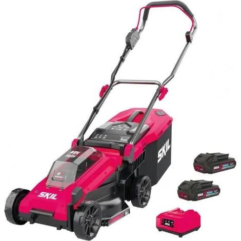 Skil Cortacésped Brushless negro y rojo 34 cm