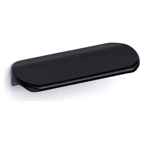 Asa de aluminio con acabado negro, dimensiones:56x8x20mm y entrepuntos:32mm -