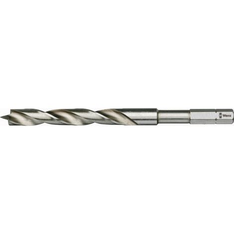 Wera 849 HSS Holzspiralbohrer-Bits, 3 x 70 mm - 05104600001 (1/4)