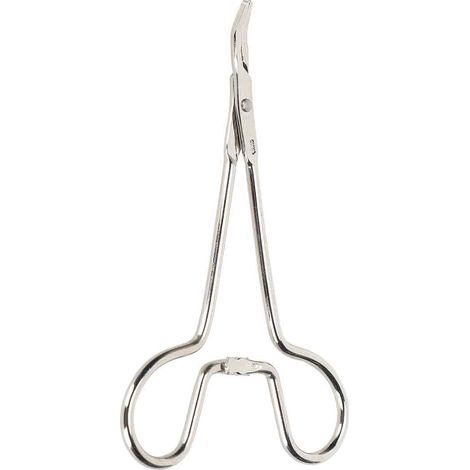 Hundehaarentferner, Edelstahl-Klemme mit Verriegelungsmechanismus, gebogen, 12,5 cm (1/5)