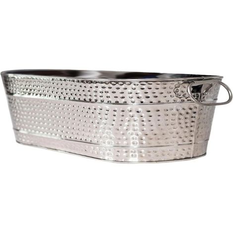 Seau glace galvanisé – Professionnel – Champagne – Design élégant – Maison/Influenceurs (1/4)