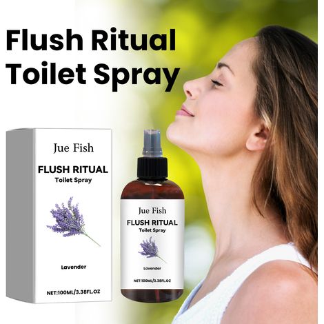 Aromatisches und erfrischendes Toilettenspray mit Lavendelduft, beseitigt Gerüche, erfrischt die Luft und hinterlässt einen langanhaltenden Duft – 100 ml -- DTEKGAZ (1/5)