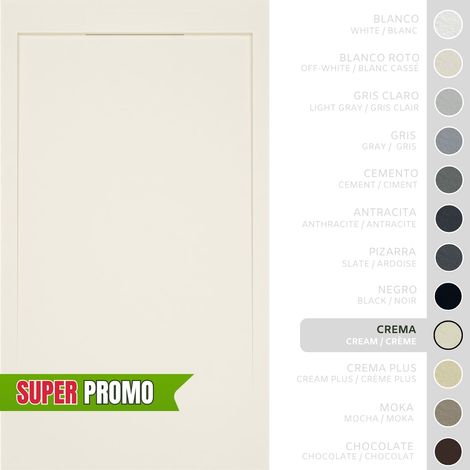 SOULBATH Plato de Ducha Extraplano Antideslizante – Resina Gel Coat - Textura Liso/Piedra – CREMA - 140x80 - Extraplano 3cm - Incluye Válvula desagüe y Rejilla integrada mismo color (1/5)