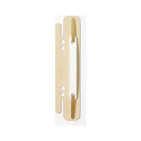 Leitz Einsteckheftstreifen Alpha 61300012 3,8x15,8cm sand 25 St./Pa (1/4)