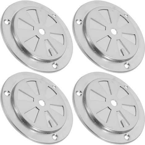 Kit di aspirazione fumi in acciaio inox da 4 pezzi per forni e affumicatori: accessori di ricambio ventilati e silenziosi per barbecue e asciugatrici. (1/4)