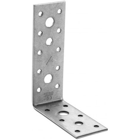 Simpson Strong Tie – Connecteur coudé AG40312 119x91x40mm – Acier galvanisé S250GD – Pour assemblages bois-béton – Capacité de charge élevée