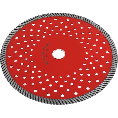 Diamanttrennscheibe für Kreissägeblätter, rote Scheibe, multifunktional, für Beton, Granit und Marmor, 230 mm (1/5)