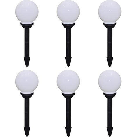 Maison Exclusive - Lampade da Sentiero 6 pz LED 20 cm con Picchetto (1/5)
