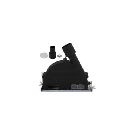 Couvercle anti-poussière pour meuleuse d'angle Installation rapide Réglable 0 à 45° Compatible lames 100 à 135mm Fer PA66