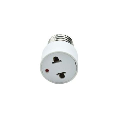 E27/EU-Fassungsadapter, einfach zu installieren, 2 Pins, wandelt eine Glühbirne in eine Fassung um (1 Stück) (1/5)