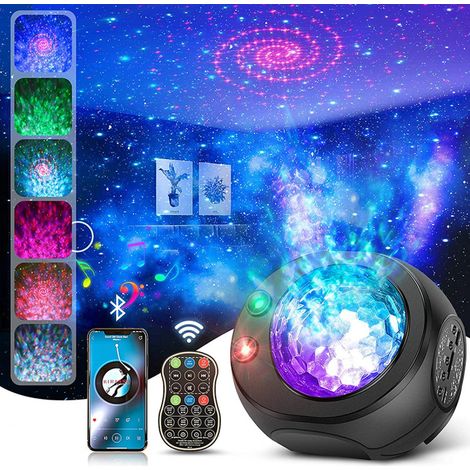 Projecteur d'étoiles galactiques, veilleuse ciel étoilé, projecteur de plafond pour chambre à coucher, projecteur de ciel étoilé (alimentation USB/batterie) (1/4)