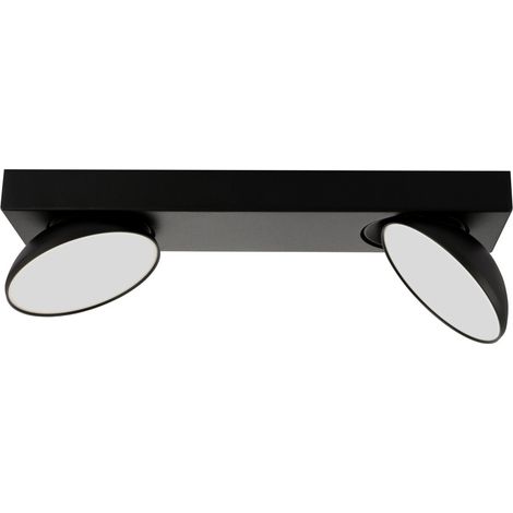 Spot double noir orientable LED 10W Castelio Italux (1/3)