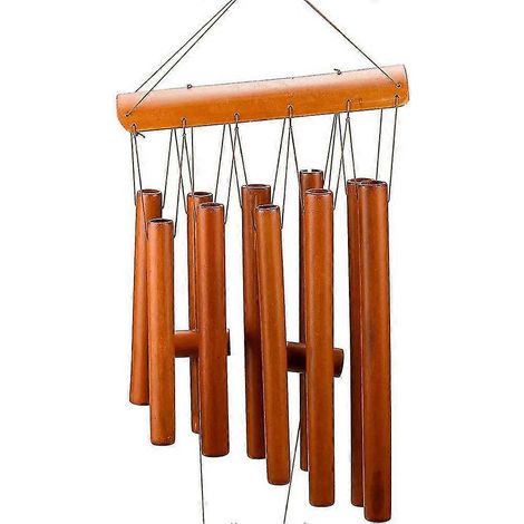 Carillon éolien d'extérieur Yaju, carillon éolien d'intérieur pour jardin, décoration suspendue, décoration de jardin, carillon éolien de jardin (1 pièce) (1/2)