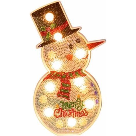 Décoration de Noël Père Noël lumineux - Décoration de Noël - Décoration de Noël - Décoration de Noël - Décoration de maison à suspendre - Cadeaux d'intérieur - Ornements de guérison en résine (1/5)