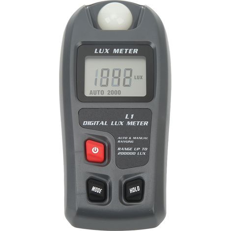 Compteur de lumière numérique, testeur d'éclairement, luxmètre, illuminomètre, arrêt automatique, écran LCD (1/5)
