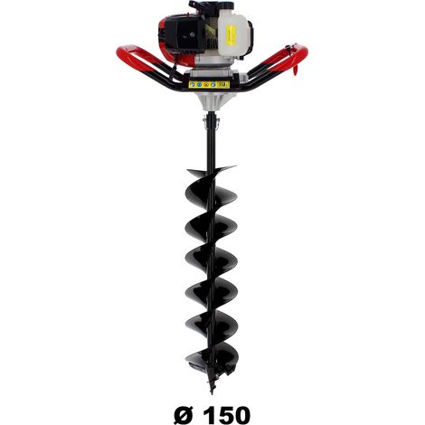Tarière thermique SEMI-PROFESSIONNELLE 62 cm3 + mèche 150 mm