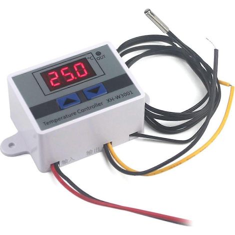 Thermostat numérique 220 V, régulateur de température, contrôle du chauffage et du refroidissement (1/4)