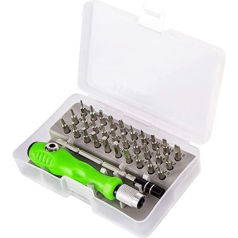 EASYCOMFORT Tournevis Précision Kit,32-in-1 Mini Kit de Tournevis Clés Allen Outils de Réparation pour iphone Portable Laptop Montre Bijoux Jouets Lunettes (1/5)