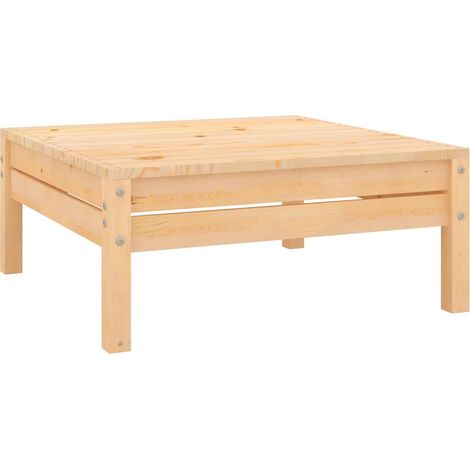 Outdoor-Hocker Massivholz Kiefer vidaXL