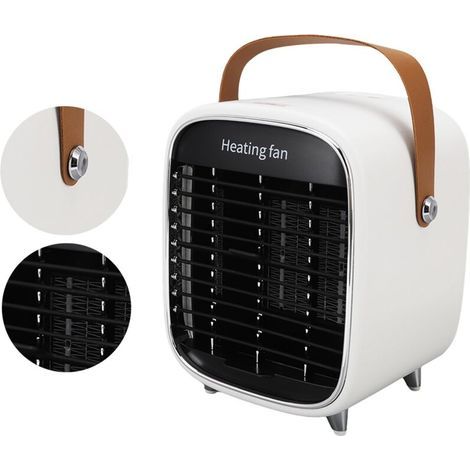 Chauffage électrique moderne, Mini, léger, Portable, Protection contre la surchauffe, prise ue, blanc, 220V (1/5)