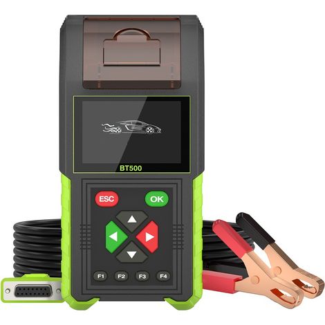 Batterietester, Autobatterietester, Relaistester, Autobatterietester mit Drucker, Batteriediagnosegerät (BT500)